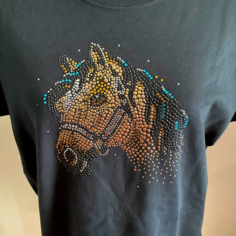 Custom design Mustang Embellished Shirt